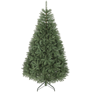 Sapin de Noël artificiel Ø110 x 180H cm 1687 branches épines imitation épicéa grand réalisme vert
