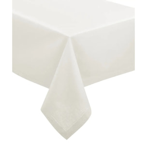 Nappe "Jane" coton chambray blanc 140x240cm