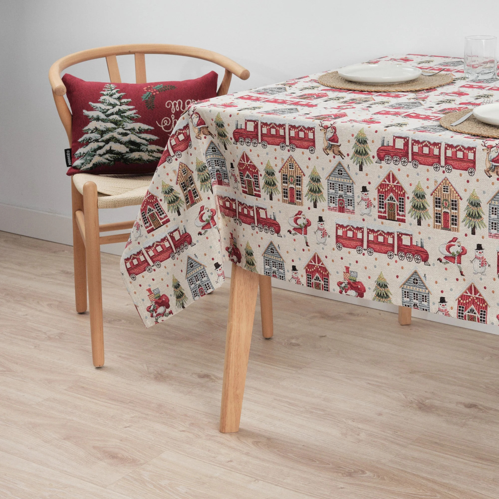 Nappe anti-taches premium jacquard 33761B