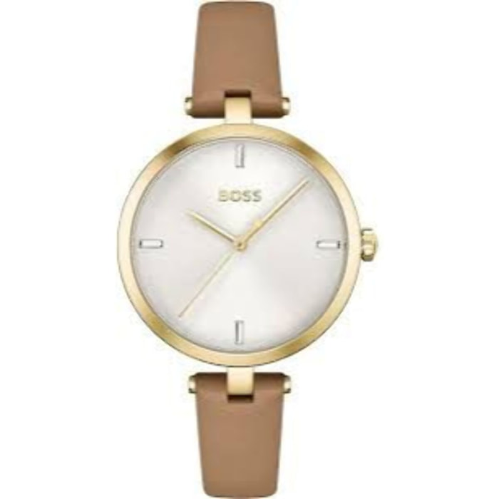 Reloj Boss 1502652 Mujer Analogico Cuarzo con Correa de Cuero