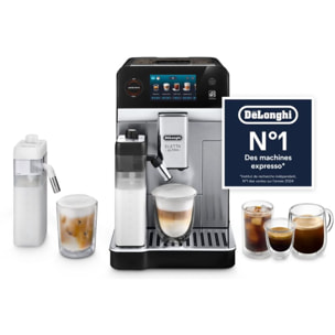 Expresso Broyeur DELONGHI Eletta Ultra ECAM470.85.MB Technologie Silent