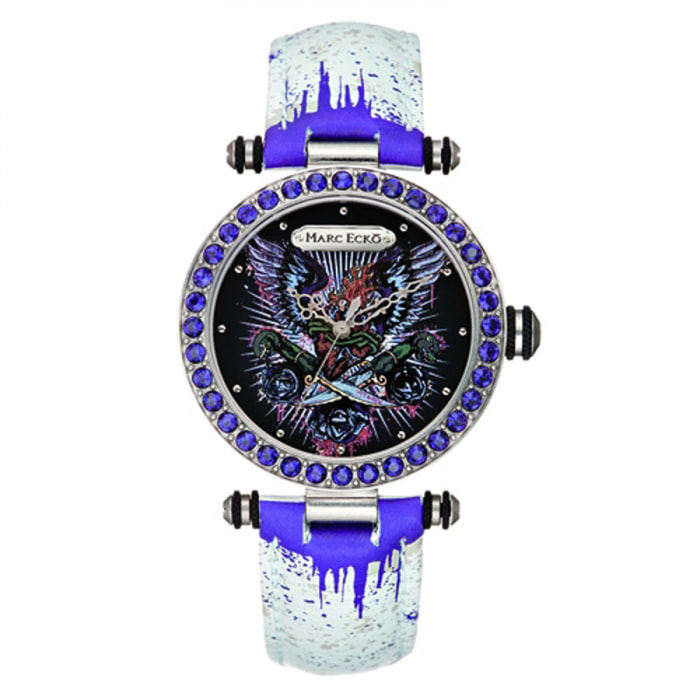 Reloj Marc Ecko E15087M1 Mujer Analogico Cuarzo con Correa de Piel