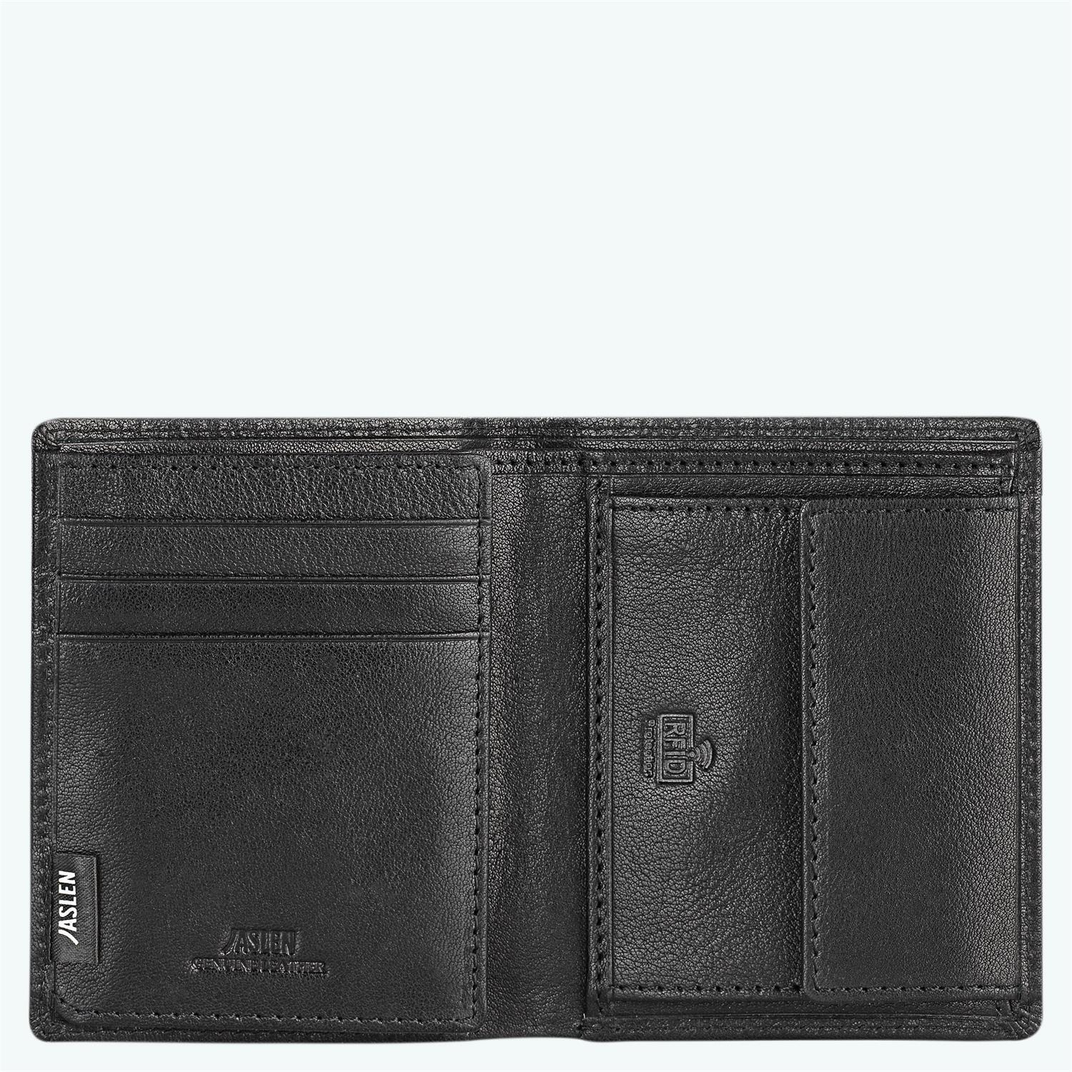 Cartera Hombre Piel Jaslen Hannover Negro