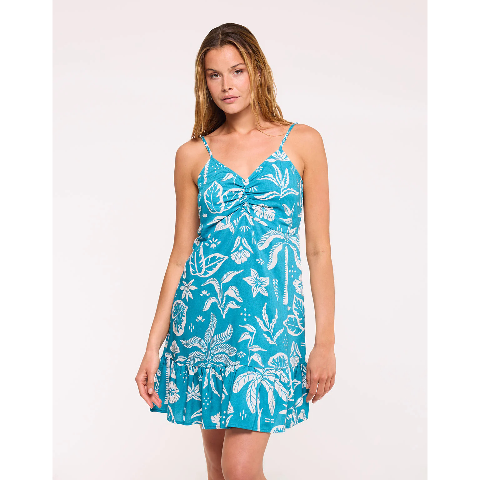 Vestido Corto Turquesa - Haken