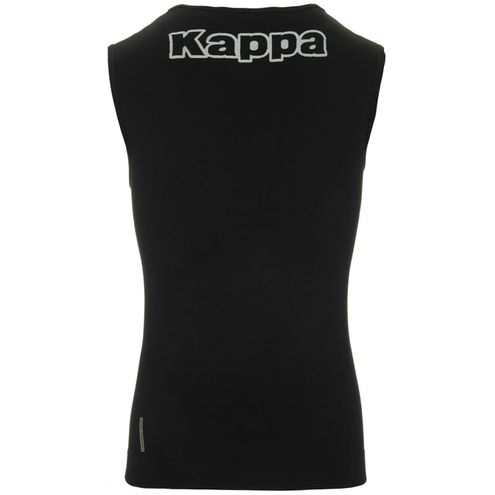 Kappa - Skin T-Shirts & Top Donna Nero - KAPPA4SKIN KOMBAT NANKV