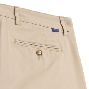 Pantaloni Robe di Kappa Uomo Wingi Peached Gabardine Marrone