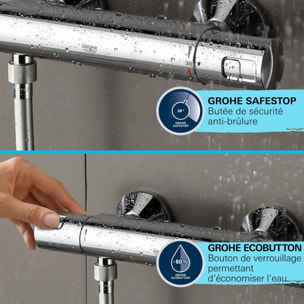 Precision Start Mitigeur thermostatique Douche, chromé