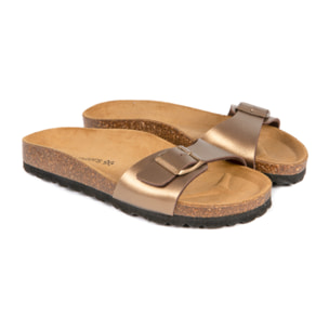 SANDALIA BABUNKERS MARRON