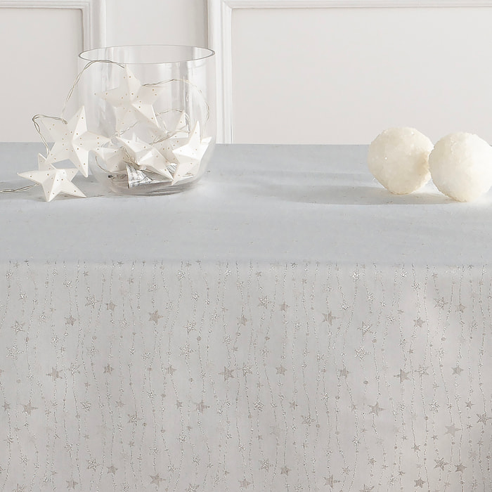 Mantel Antimanchas GALA PLATA