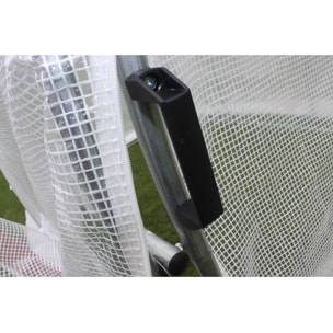 Serre tunnel de jardin avec porte "Mimosa" - 180 g/m² - 24 m² - 8 x 3 x 2 m