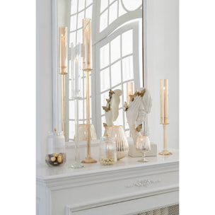 J-Line chandelier - cristal - doré