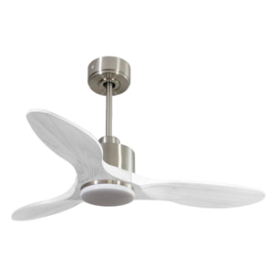 Ventilador de techo Modo Invierno/Verano Termostato Dimable Wifi Motor DC Techos Inclinados Mando a Distancia Luz tres tonos Hypersilence Memoria Vendible Shopify (AUTOMATICO) LimaD106C03LED67791 PURLINE