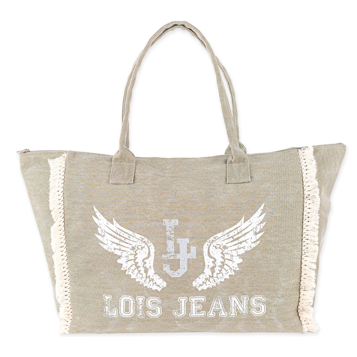 Bolso De Playa Lois Galwey Kaki