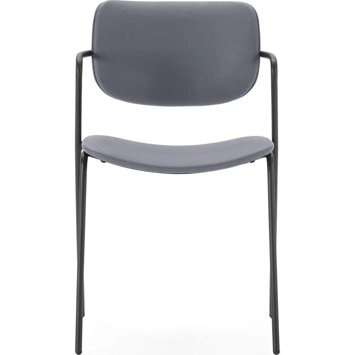Lot de 2 chaises en simili cuir - SKANDI