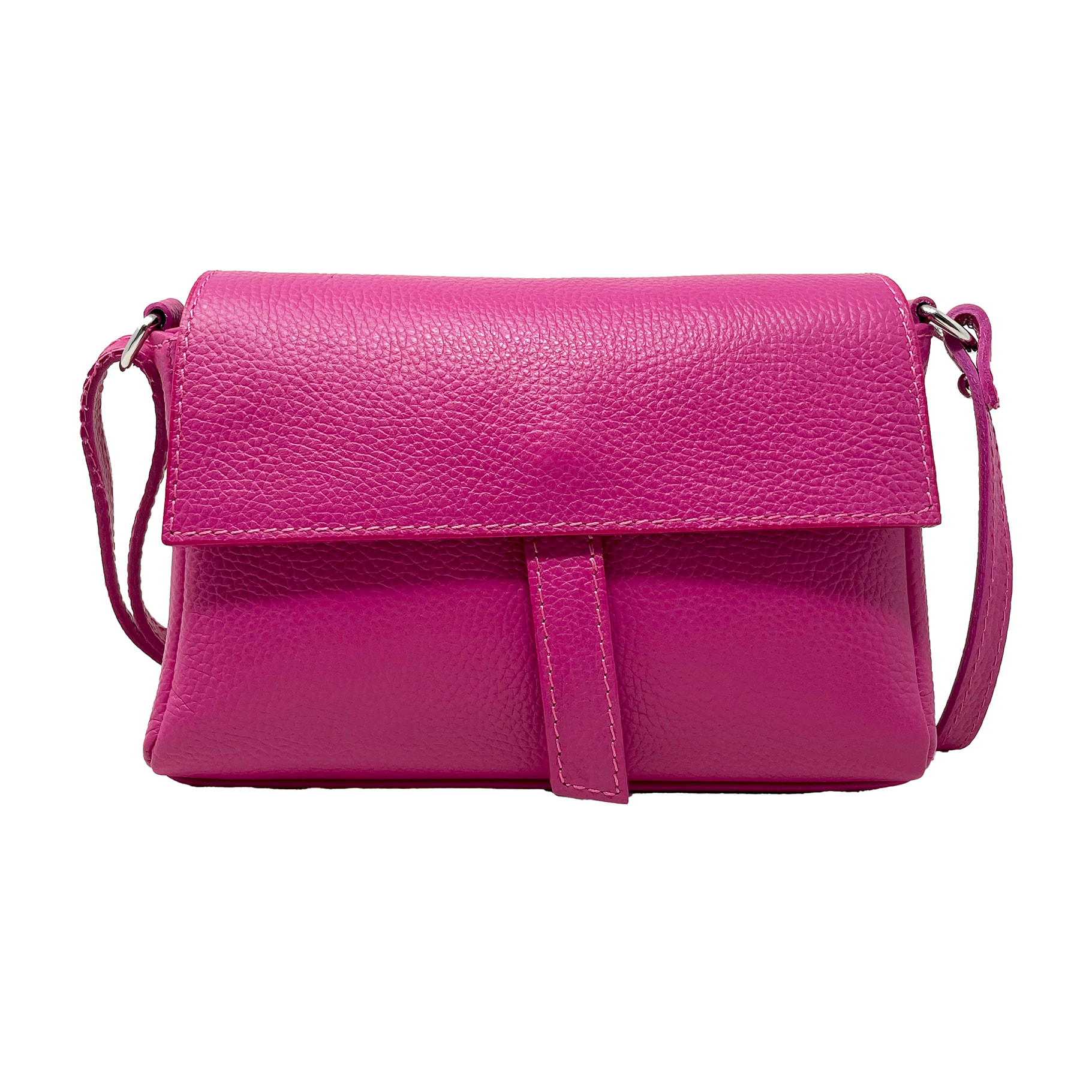 Borsetta a Tracolla Clutch in Vera Pelle Made in Italy