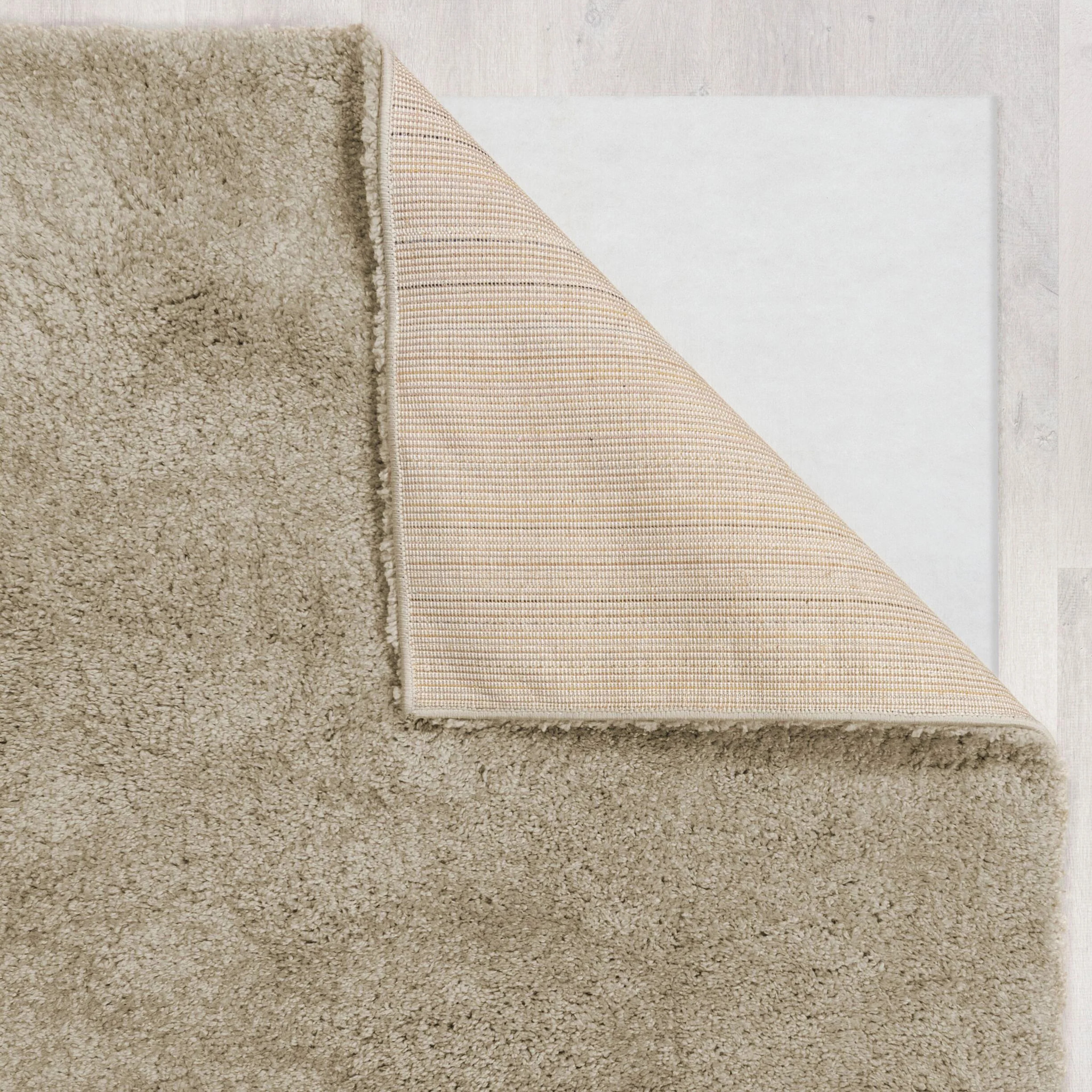 Tapis carré PLUME Beige