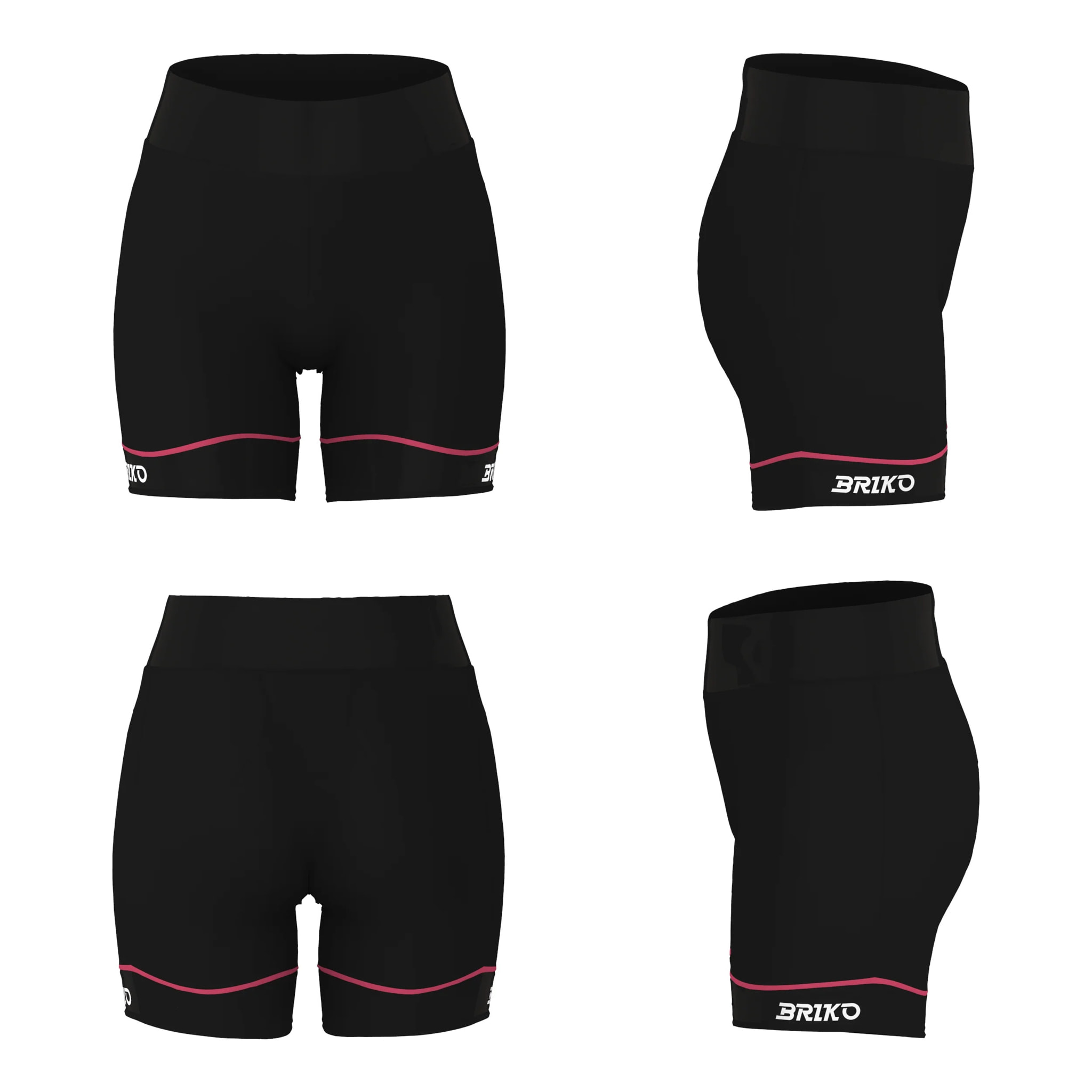 Pantaloncini Briko Donna Nero Reverie Short