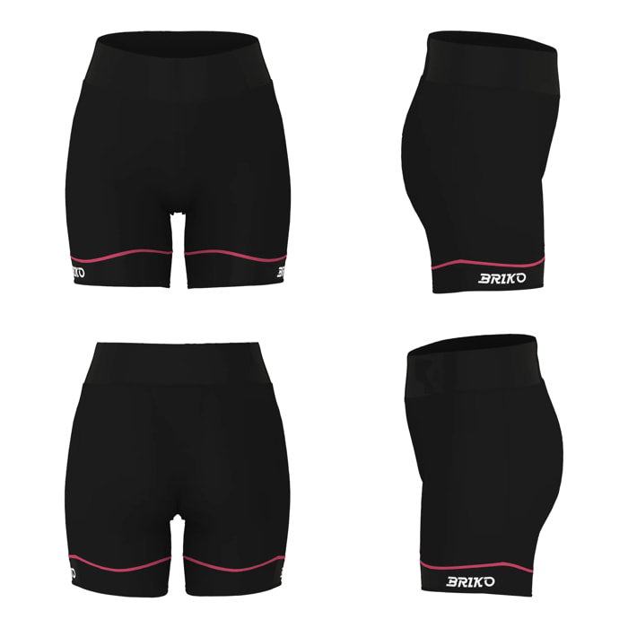 Pantaloncini Briko Donna Nero Reverie Short