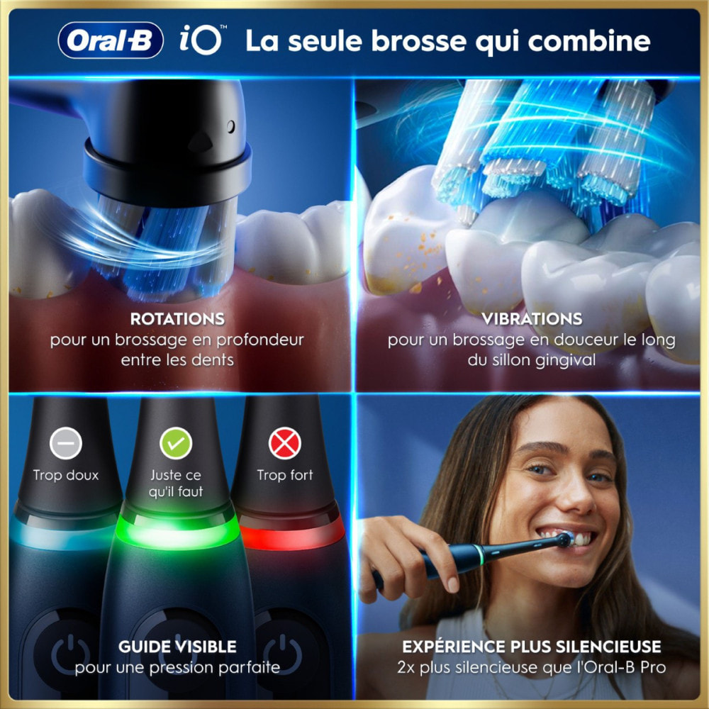 Brosse à dent Oral-BiO9s Series Bleu Sapphire