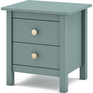 Table de chevet enfant 2 tiroirs en bois - MELVIN