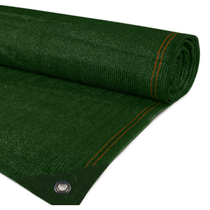Brise vue occultant 1.5x10 m 220 gr/m² vert