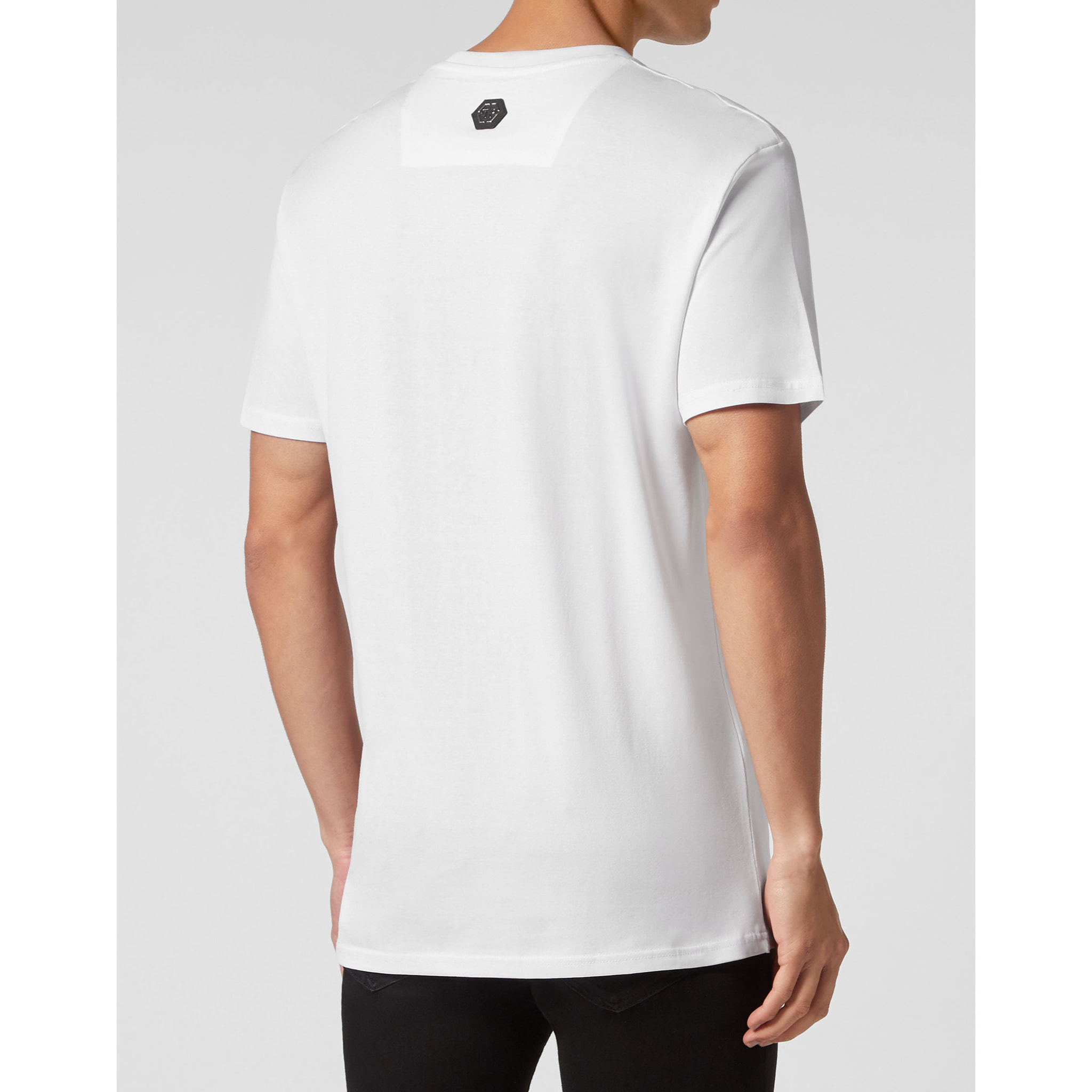 PHILIPP PLEIN T-Shirt Round Neck SNAKE