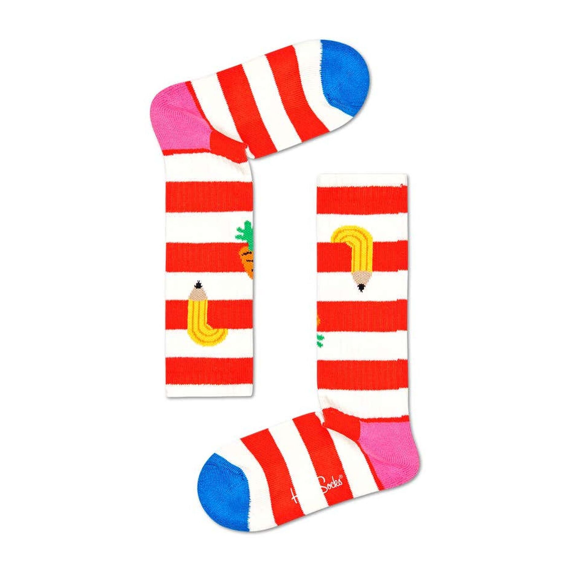 Calcetines kids fruit striped rib