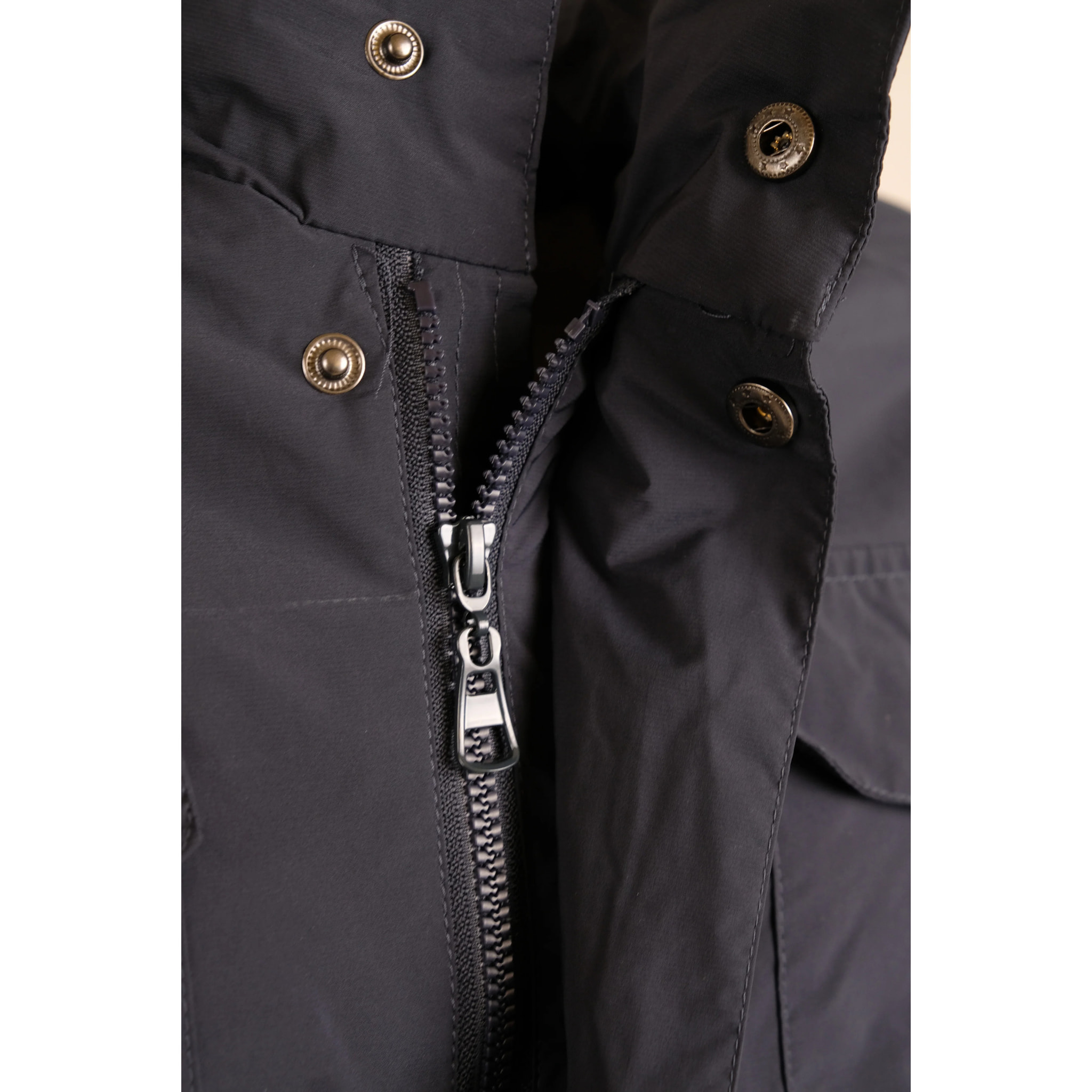 Giacca Esercito con zip blu uomo