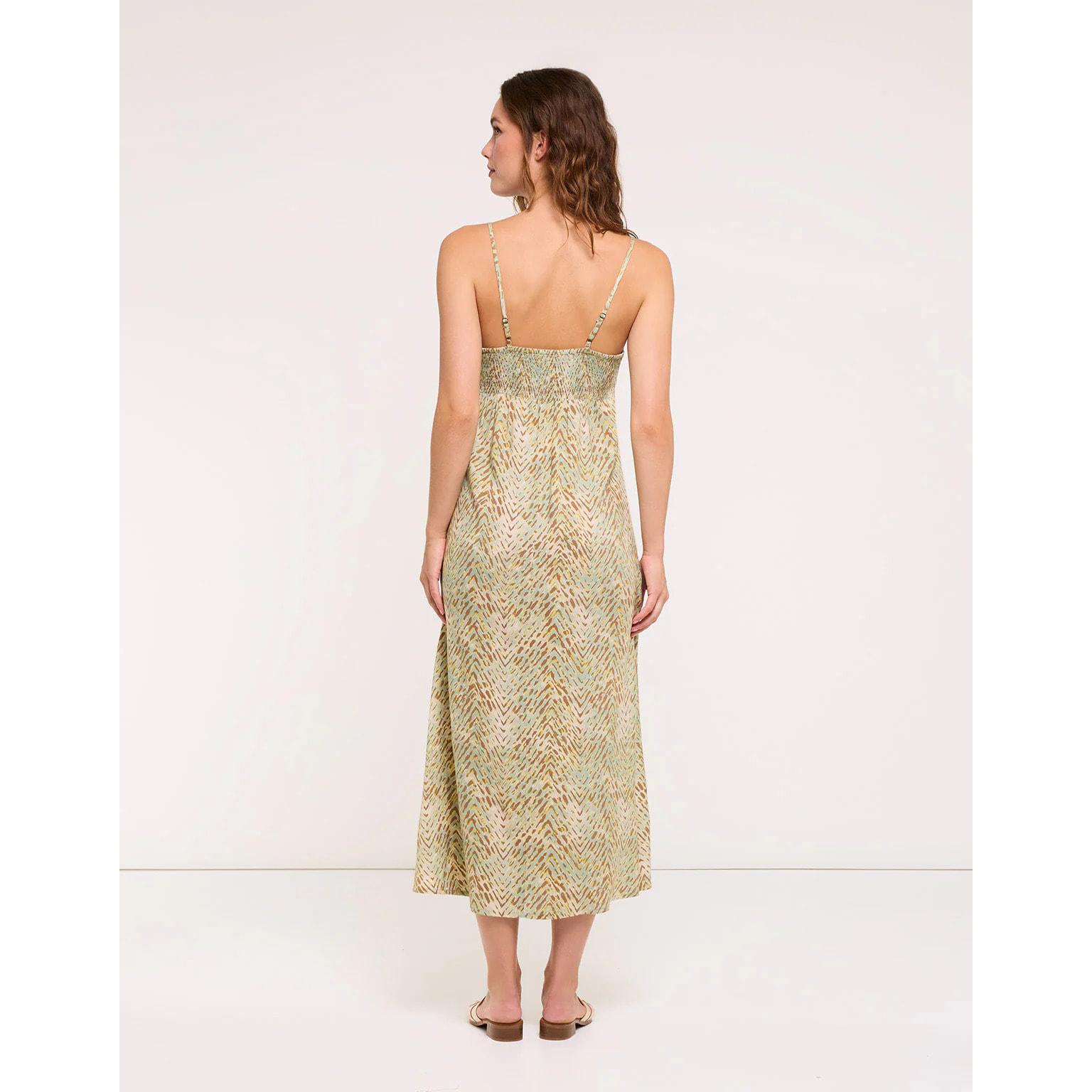 Vestido Largo Caqui - Sailis