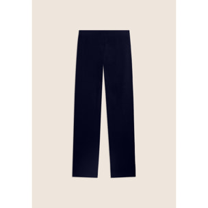 Pantaloni Sportivi Gamba Dritta con Cuciture a Cuore