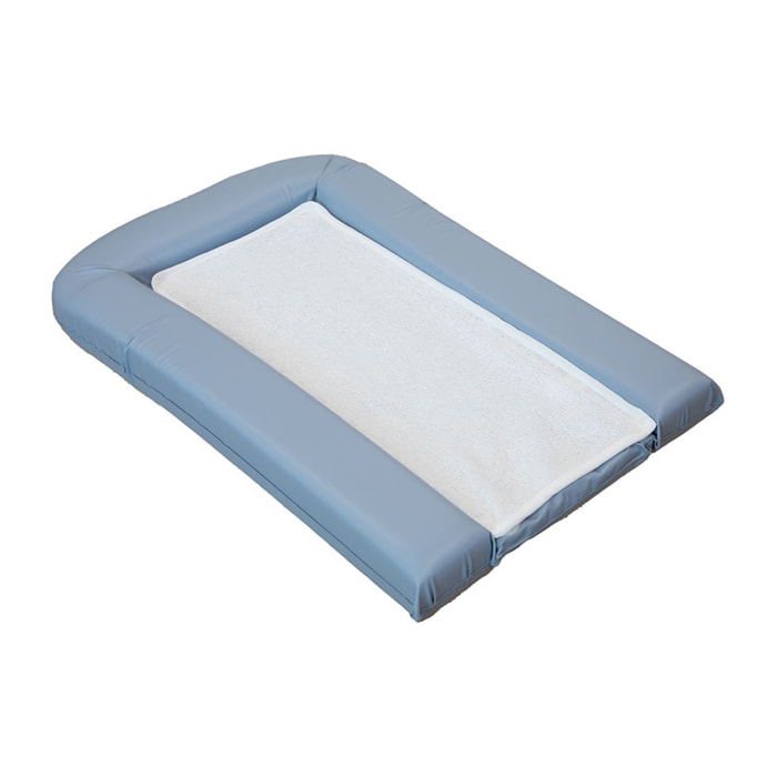 Matelas à langer avec 2 éponges amovibles - Bleu