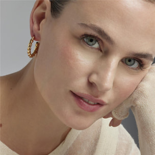 Pendientes Lux by Lux acabadoss en oro amarillo de 18k