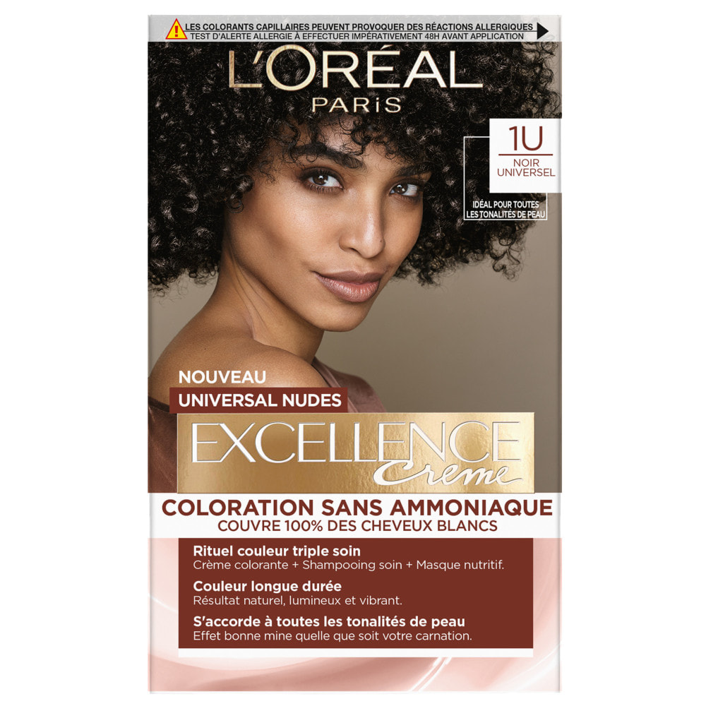 L'Oréal Paris Excellence crème Universal nudes Coloration 1 Noir