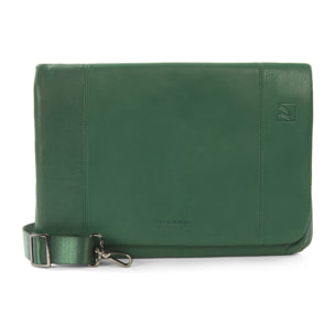 Borsa a tracolla  unisex In Vera pelle Made in Italy 23,5x34x4,5 cm