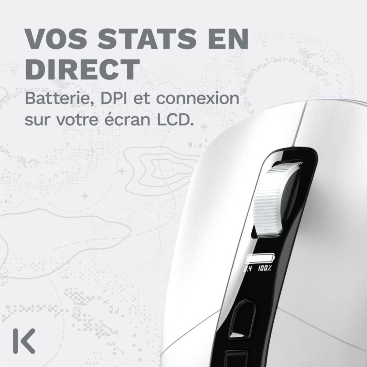 Souris Gamer Sans Fil SKILLKORP Ambi One noir Progress