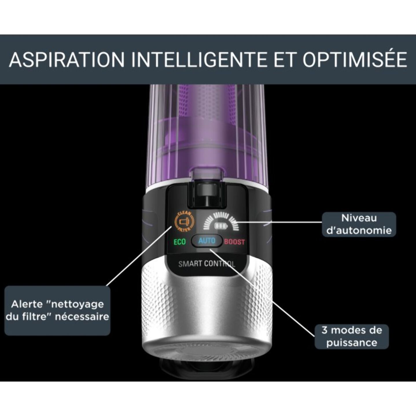 Aspirateur balai ROWENTA X Force Flex 9.60 Kit Allergie RH2039WO