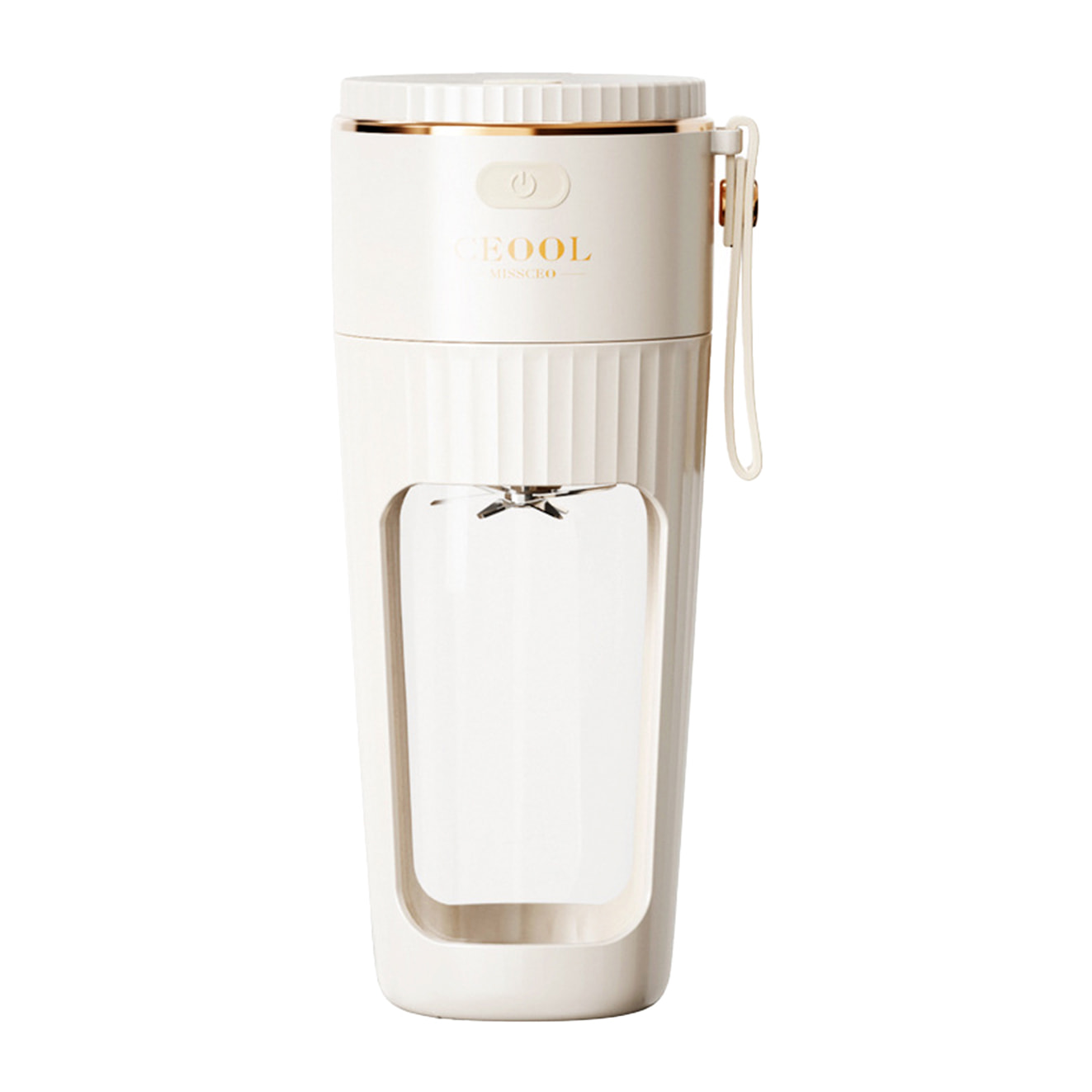 Batidora portátil Z02 con capacidad de 350ml. Con batería recargable de 1300mAh y diseño portátil ideal para uso diario.
