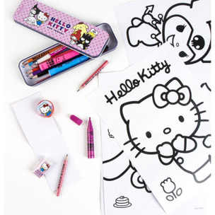 Set Papelería Coloreable Hello Kitty