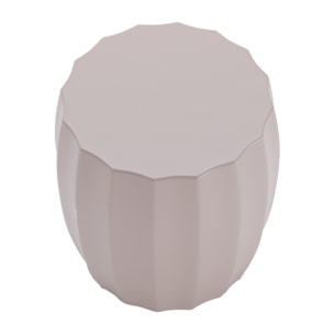 Table d'appoint ronde en magnésie rose pâle Grenade