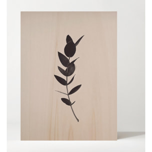 Tableau en bois Green Plant II Hauteur: 40 Longueur: 30 Largeur: 1