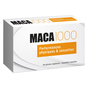 NUTRIEXPERT - Maca 1000 - Soutient les performances physiques et mentales - Aphrodisiaque, stimule le désir sexuel, la libido - Renforce l'organisme - Vegan - Marque Française - 60 gélules