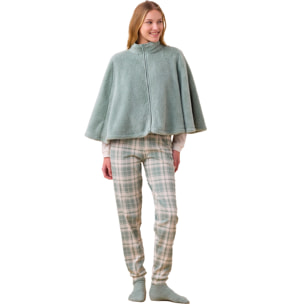 Poncho donna eco pelliccia articolo lurex Noidinotte