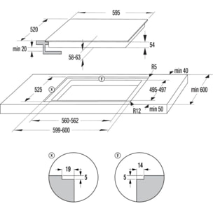 Plaque induction HISENSE HI6321BBO