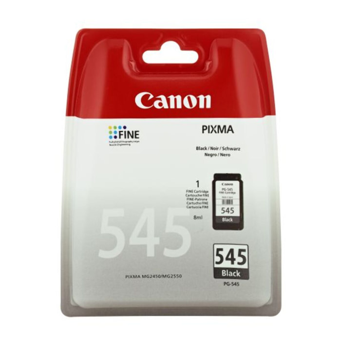 Cartouche d'encre CANON Originale PG-545 Noire Standard - 8287B001