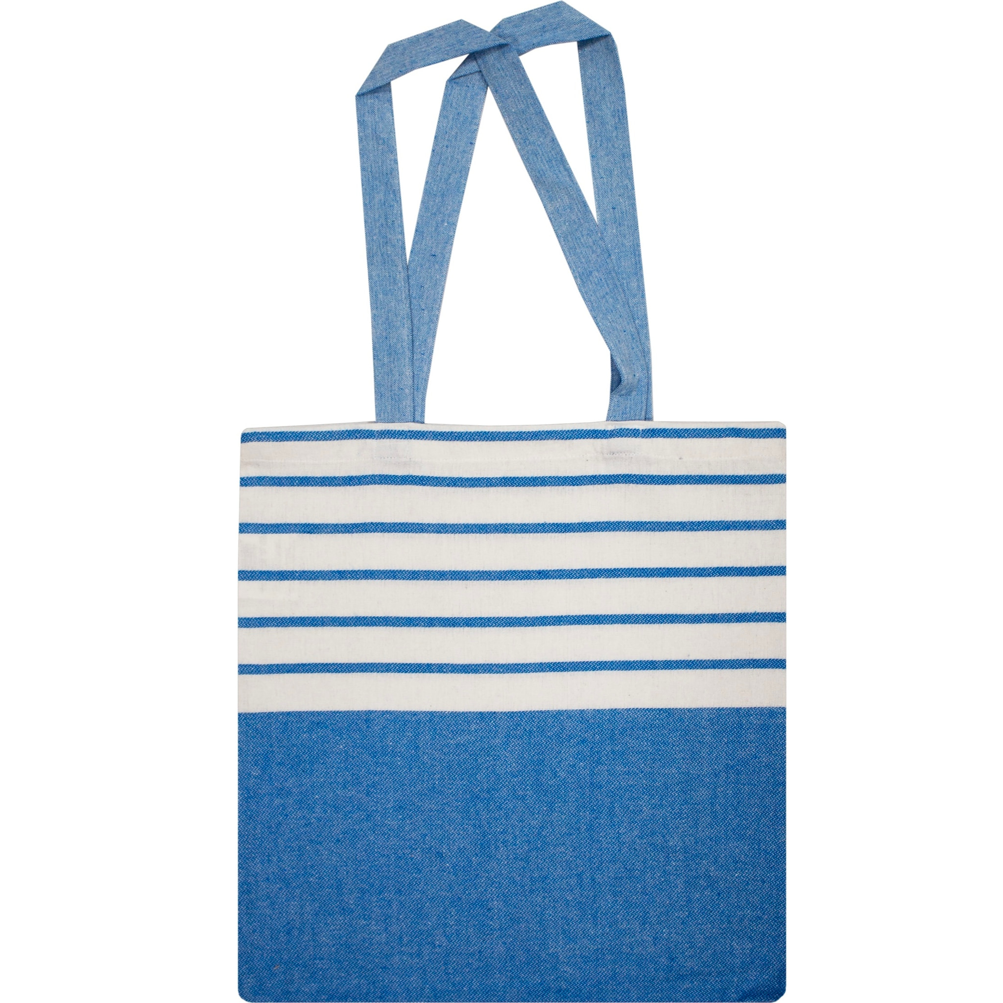 TELO MARE FOUTà CON FRANGE E CON BORSA COLORE BLU