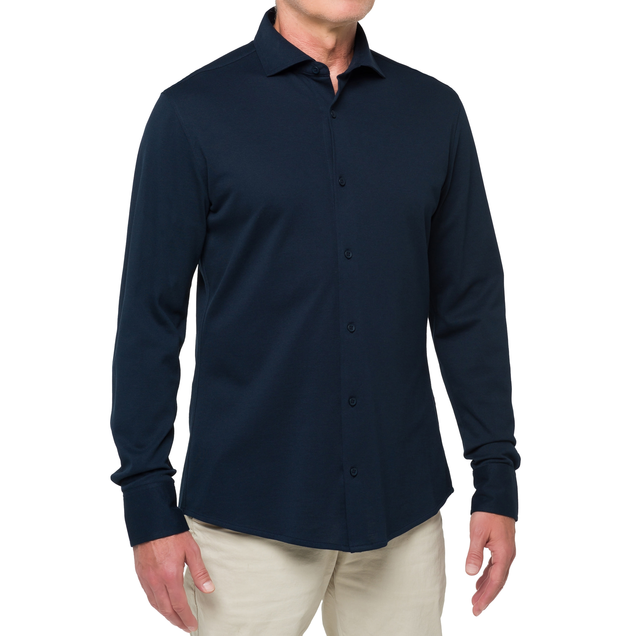 Camicia in cotone Hot Buttered Jefferson Blu Navy