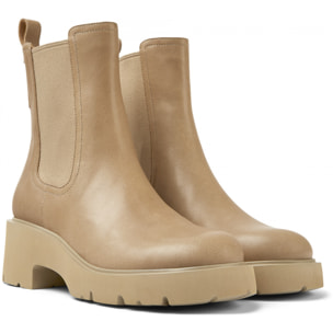 CAMPER Milah - Botines Beige Mujer