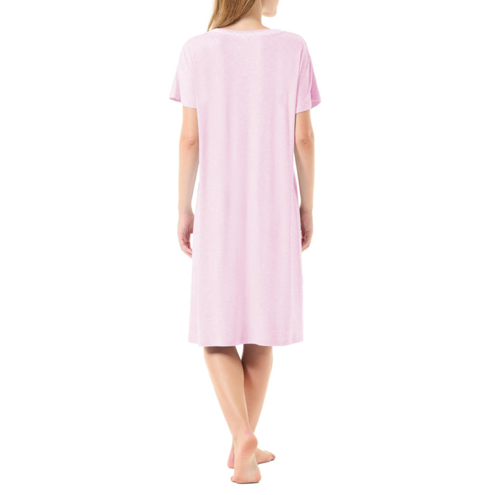 Camisón corto rosa