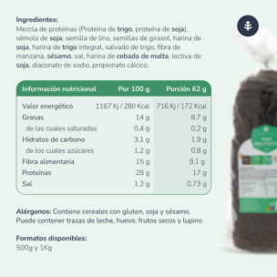 PLANETA HUERTO | Pan Proteico 1kg – Pan Rico en Proteínas y Fibra, Ideal para Dietas Saludables y Bajas en Carbohidratos