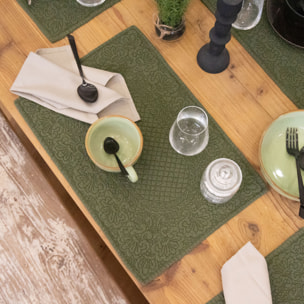 Set de table boutis - Vert